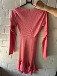 🎀 Barbie Pink Ruched Bodycon Dress | Mermaid Hem