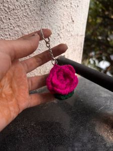 Handmade Crochet Sunflower Keychain 🌻🎀