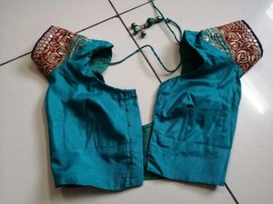 Embroidered Silk Saree