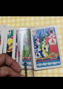 Power Rangers trump Card set