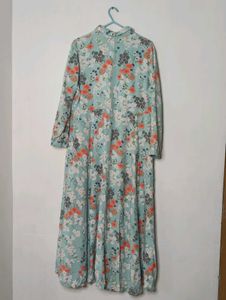Floral Print Shirt Dress