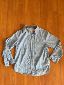 Light Blue Long Sleeve Button-Up Shirt