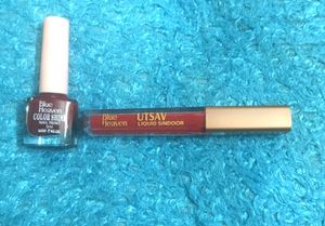 Blue Heaven Nail Polish & Sindoor Combo