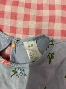 Cute Floral Print Baby Dress