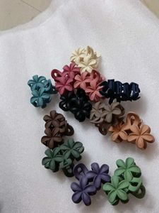 Cute Flower Hair Clips Set