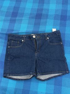Blue Denim Shorts