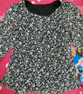 Chic Floral Print Blouse