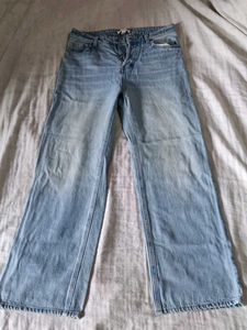 Light Wash Wide Leg Jeans