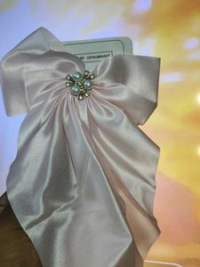 Elegant Satin Bow Hair Clip