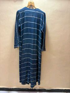 Stylish Blue Striped abaya