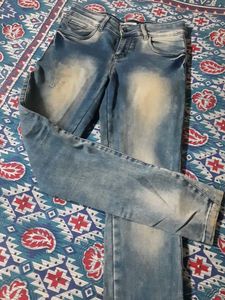 Blue Wash Denim Jeans