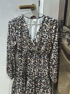 leopard print dress