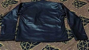 Chic Black Faux Leather Jacket