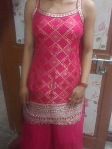 Red Kurta Set Women