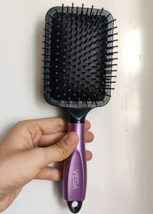 Vega Paddle Hair Brush with Cleaning Comb