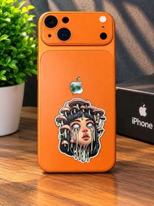 Unique iPhone Case with Art Sticker 15 Plus