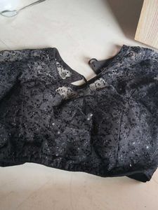 Elegant Black Lace Blouse