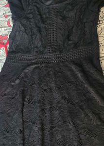 Elegant Black Lace Dress
