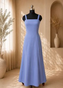 Elegant Blue Maxi Dress