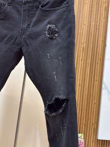 Men's Black Ripped Jeans