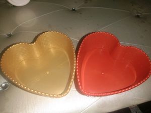 Heart Shaped Baskets - Set of 2