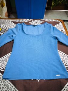 Stylish Lavender Long Sleeve Top