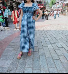 Gingham Jumpsuit