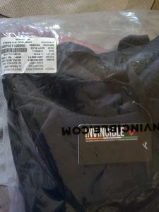 Men Navy Blue Polyester Hoody