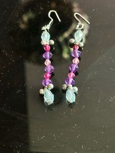 Y2K bollywood style earrings,Boho beaded set