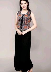 Prijam Ethnic Cotton Embroidery Jacket