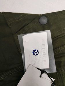 PLUS 91 Men's Olive Green Cargo Pants
