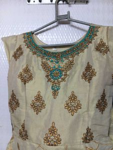 Elegant Embroidered Anarkali Dress
