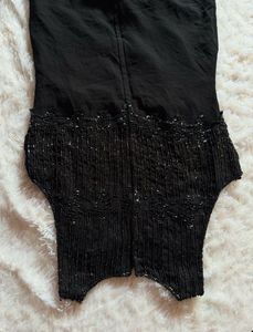 Chic Black Sequin Party Dress
