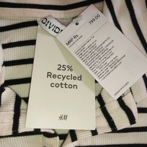 H&amp;M Striped Polo Baby Tee