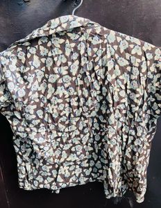 Floral Print Short Sleeve Top