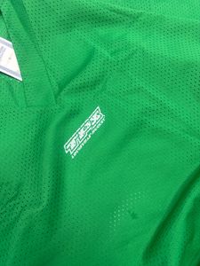Green V-Neck Long Sleeve Top