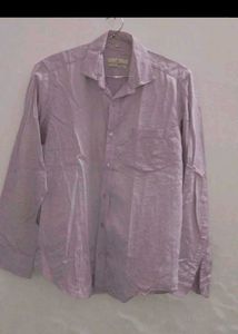 Men's Lavender Button-Down Shirt