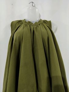Olive Green Loose Fit Top ( Women)