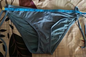 New Mossimo Blue Bikini Bottom with Side Tie (M)