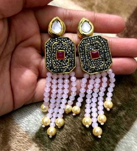 Beaded Necklace &amp; Earring Set