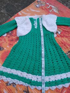Handmade Crochet Dress with Bolero