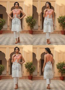 W Abstract Kurta
