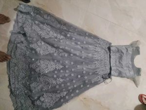 Stunning Grey Lehenga Choli