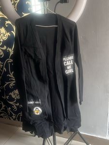 long cotton coat/shrug