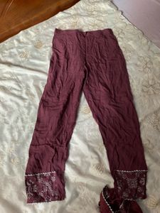 Mauve Kurta Set
