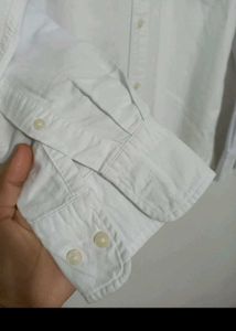 Men's Classic White Button-Down Shirt