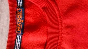 Combo. Red 'Off-White' Graphic    no damage