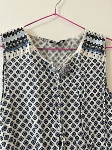 Boho Patterned Sleeveless Dress