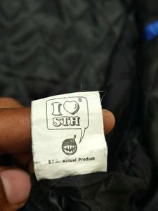 Blacksmith" Tiger-Embroidered Satin Bomber Jacket