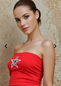 Red Star Tube Top